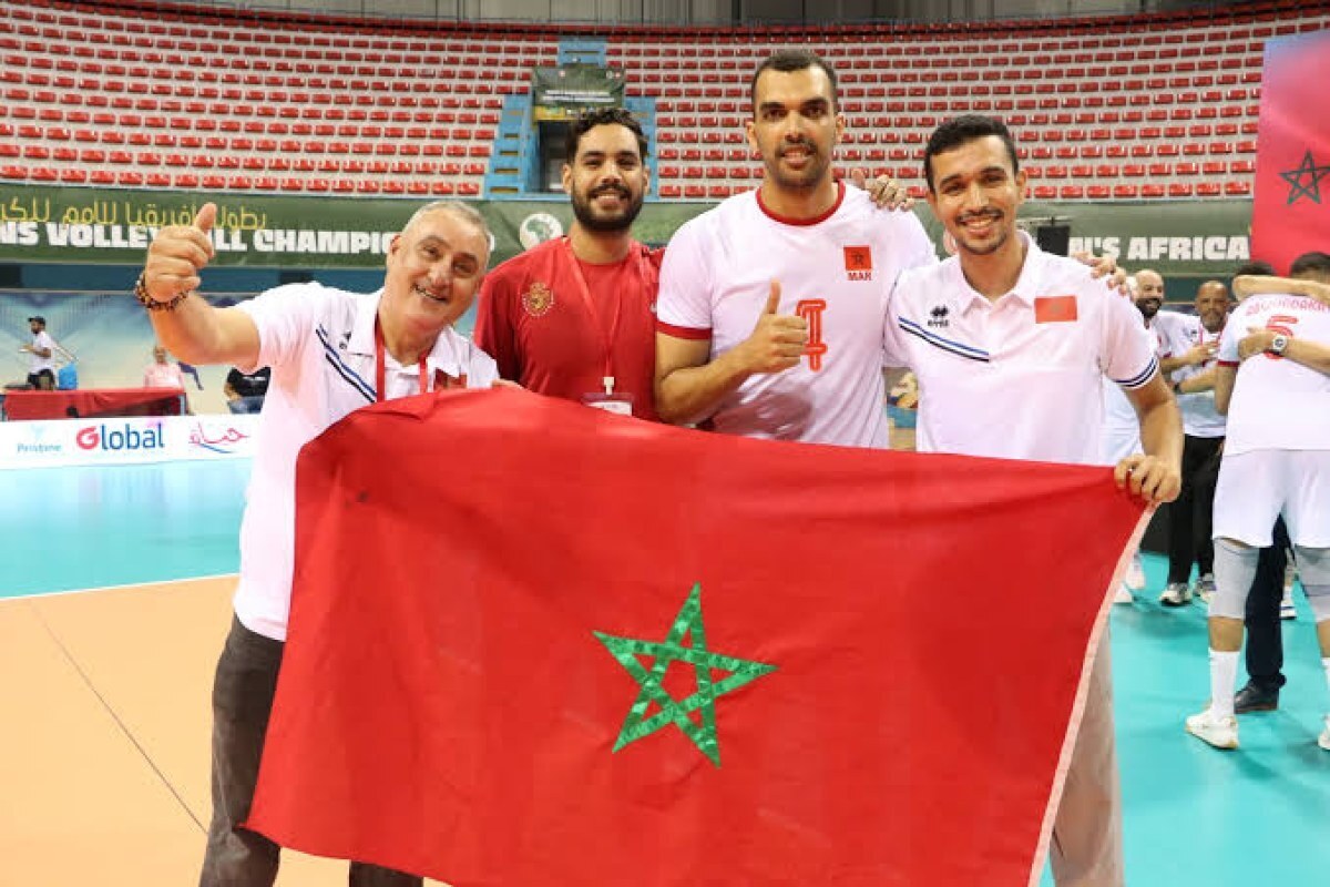 مباراة تونس والمغرب اليوم في نصف نهائي بطولة أفريقيا للكرة الطائرة